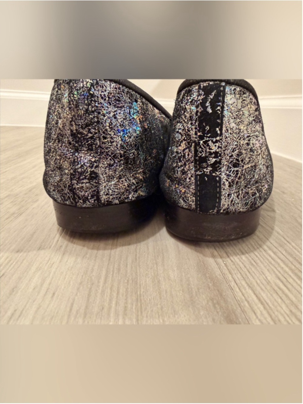 Chanel Classic CC Ballet Flat Cap Toe Rare Iridescent Suede EU 38.5 PLEASE READ - Picture 8 of 12